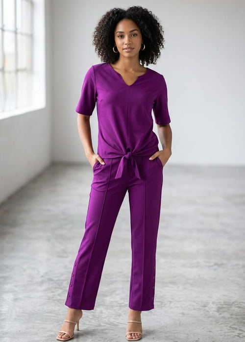 Res Belted Night wear Set